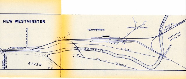 Track map of New Westminster BC circa 1945 - part 2