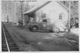 East side of depot at Berne, WA. Date unknown, photo by Walt Grecula.