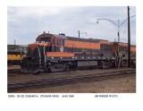 GN U25B #2514, Spokane, WA, June 1969, Jim Parker photo