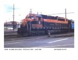 GN SDP40 #324, Portland, OR, June 1968, Jim Parker photo