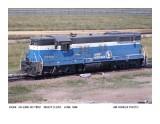 GN SD7 #551, Minot, ND, June 1968, Jim Parker photo