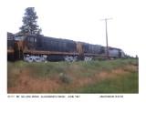 NP GE U25C #2529, Ellensburg, WA, June 1967, Jim Parker photo