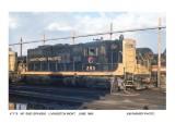 NP EMD GP9 #293, Livingston, MT, June 1969, Jim Parker photo