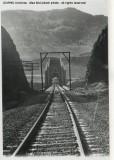 Photo by Mac McCulloch of 1968 repairs to Rock Island bridge across Columbia River south (railroad east) of Wenatchee, WA