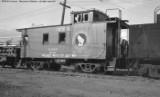 Caboose headed to Moses Lake, WA in 1965 to become part of Monte Holm collection. Now in Cashmere, WA.