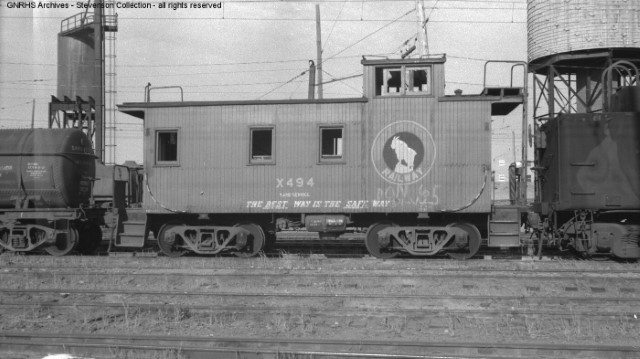 Caboose headed to Moses Lake, WA in 1965 to become part of Monte Holm collection. Now in Cashmere, WA.